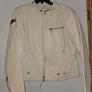 Cream/Irovy Harley Davidson Jacket XL